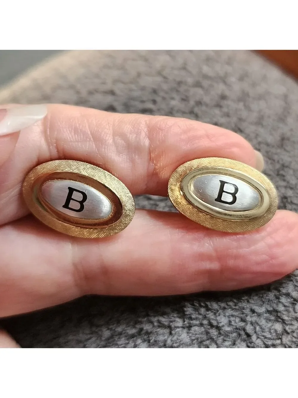 Shields Fifth Ave Gold & Silver Monogram 